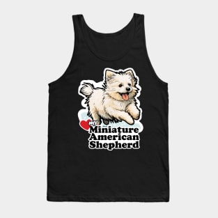 luv my Miniature American Shepherd Tank Top